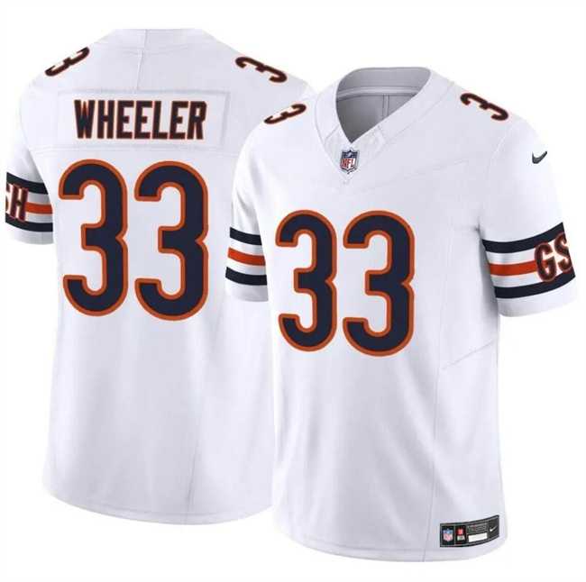 Men & Women & Youth Chicago Bears #33 Ian Wheeler White 2023 F.U.S.E. Vapor Football Stitched Jersey->cincinnati bengals->NFL Jersey